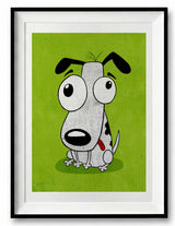 Dumb Dog – Green 50x70 cm
