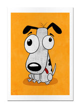 Dumb Dog – Orange 50x70 cm