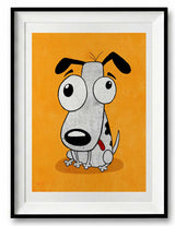 Dumb Dog – Orange 50x70 cm