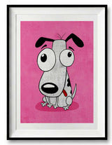 Dumb Dog – Pink 50x70 cm