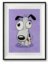 Dumb Dog – Purple 50x70 cm