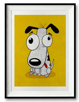 Dumb Dog – Yellow 50x70 cm