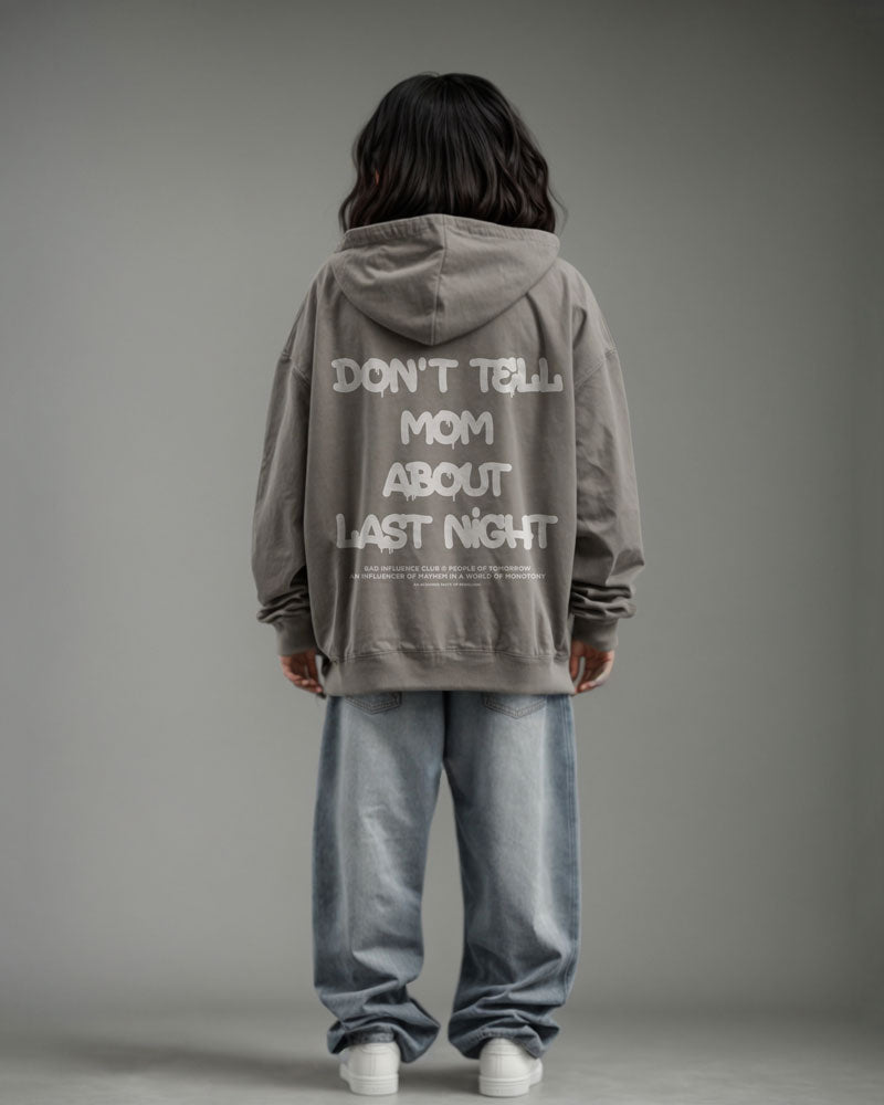 Freddie Washed Hoodie Friar Grey