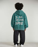 I Am My Own Muse Hoodie Blueish Green