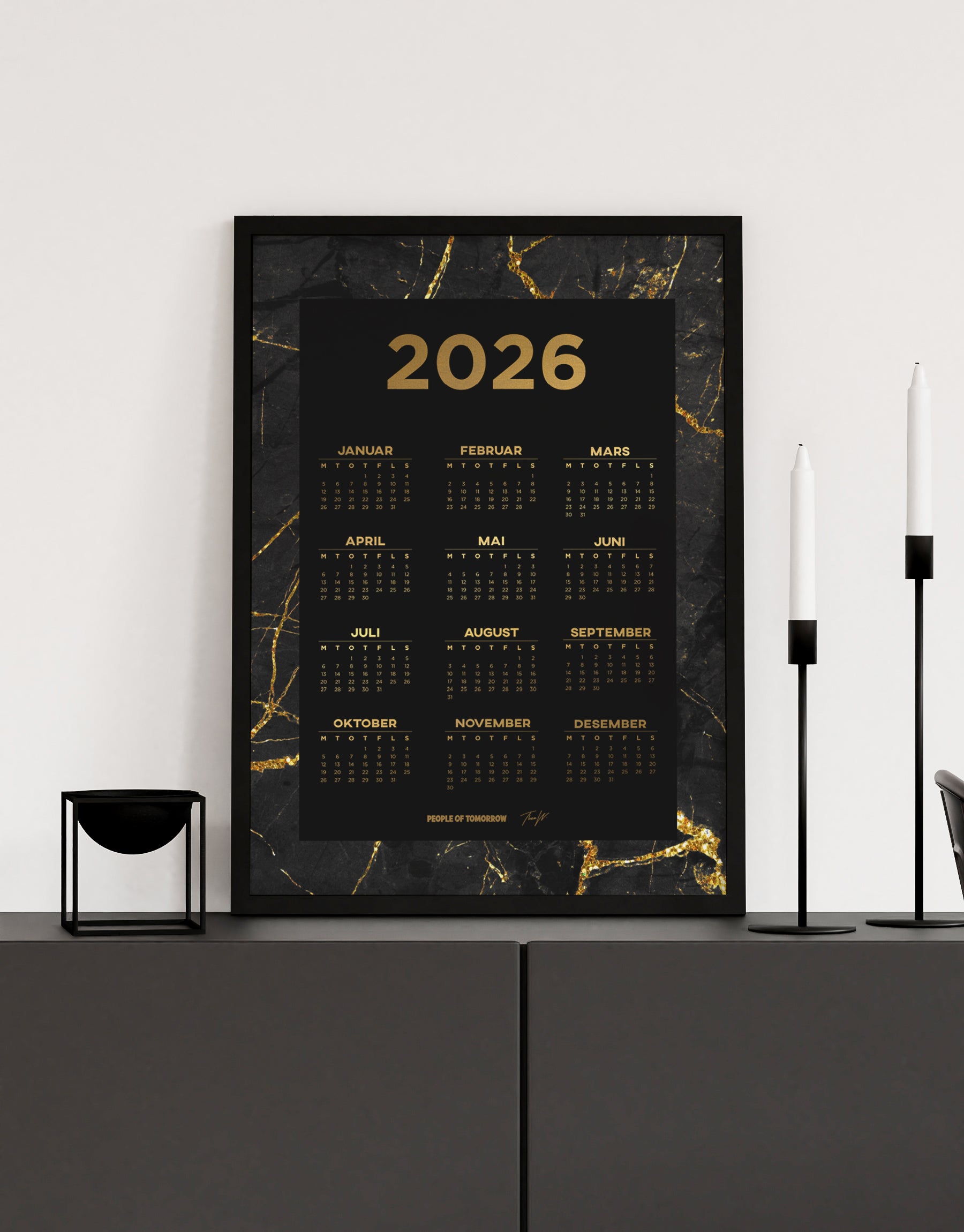 Kalender 2026 – Gold