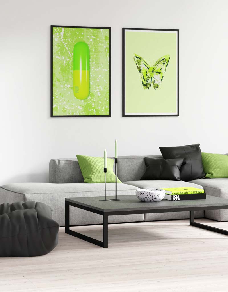 Scattered Butterfly – Green