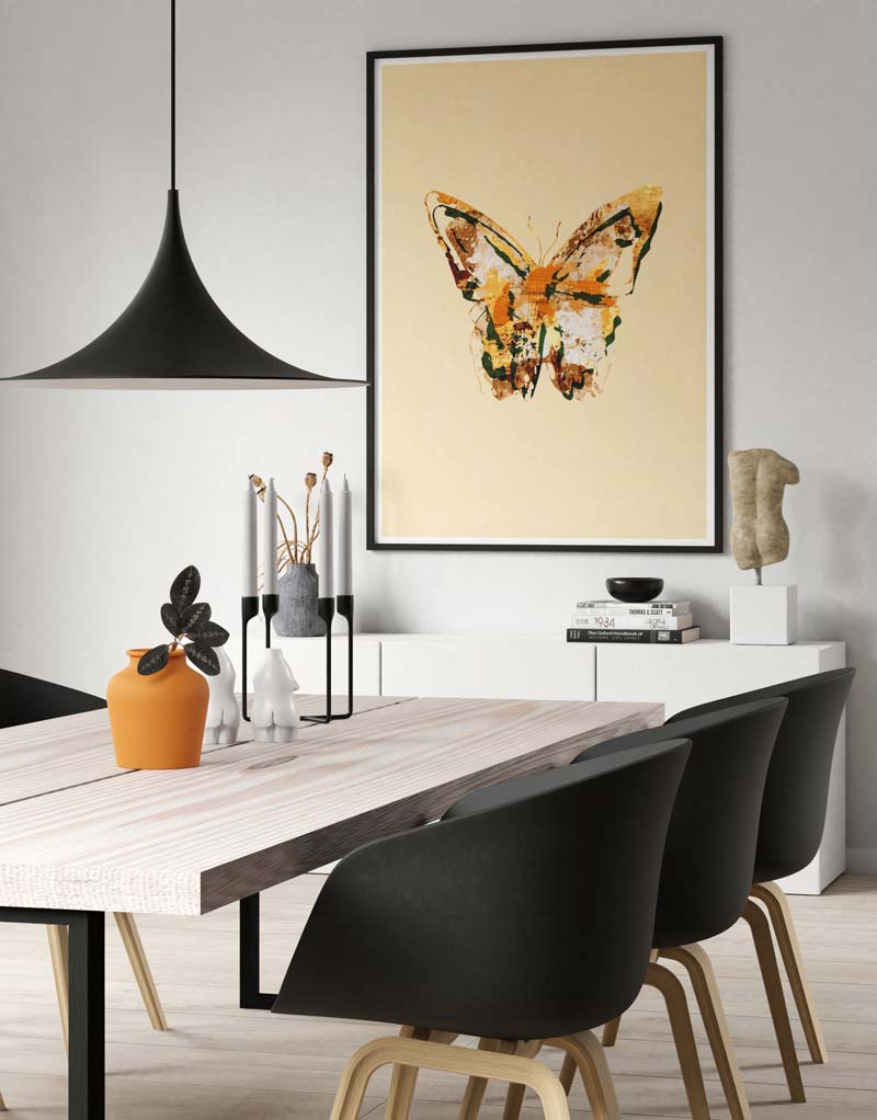 Scattered Butterfly – Orange