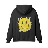 Dont Worry Be Happy Hoodie Faded Black