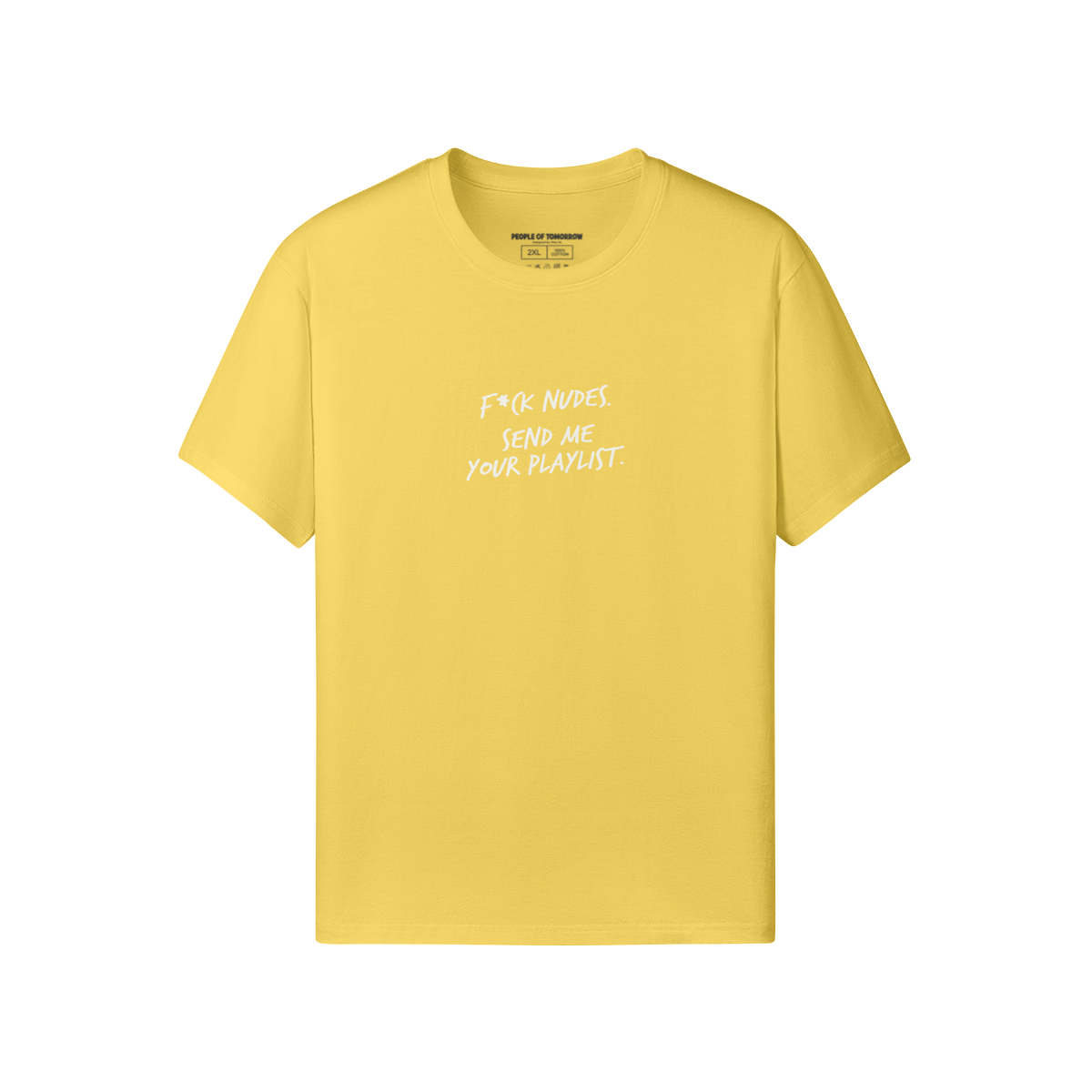 F*ck Nudes Tee Yellow