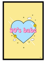"90's Babe" av Thea W. | Open Edition Kunstplakat | People of Tomorrow