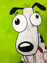 Dumb Dog – Green 50x70 cm