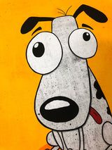 Dumb Dog – Orange 50x70 cm