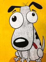 Dumb Dog – Yellow 50x70 cm