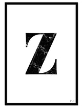 Z – Marble Letter