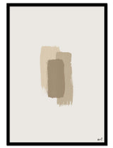 Beige Brush Strokes