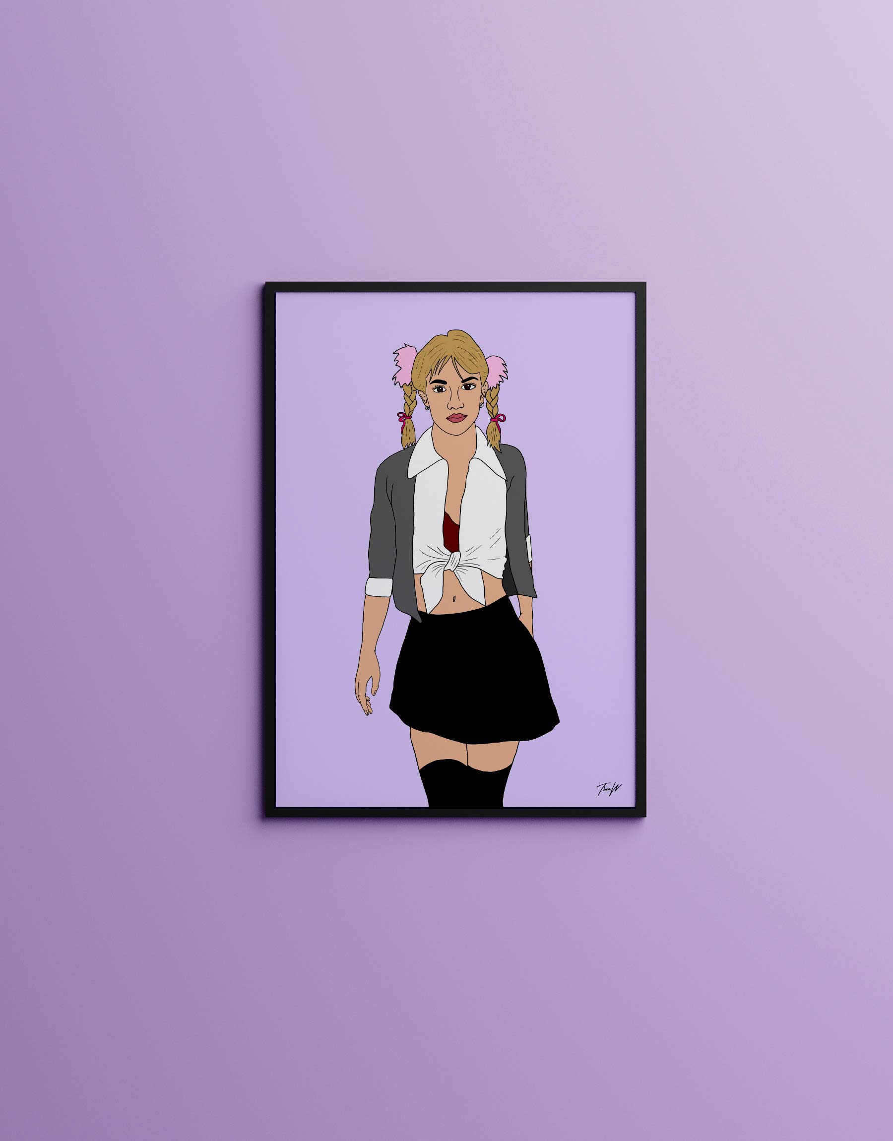 "Britney Spears" av Thea W. | Limited Edition Kunstplakat | People of Tomorrow