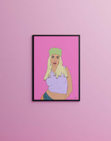 "Christina Aguilera" av Thea W. | Limited Edition Kunstplakat | People of Tomorrow