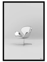 Chrome Swan Chair