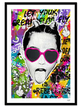 "Don't Hide The Madness" av Thea W. | Limited Edition Kunstplakat | People of Tomorrow