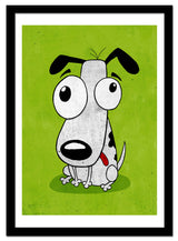 Dumb Dog – Green 50x70 cm