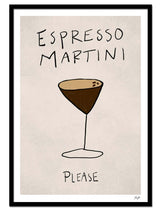 "Espresso Martini, Please"| Posters & Kunstplakater | People of Tomorrow