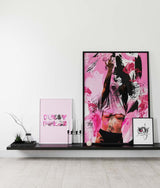 "Free Spirit" – Pink | av Thea W. | Posters & Kunstplakater | People of Tomorrow