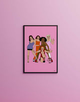 "Spice Girls" av Thea W. | Limited Edition Kunstplakat | People of Tomorrow