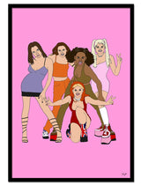 "Spice Girls" av Thea W. | Limited Edition Kunstplakat | People of Tomorrow